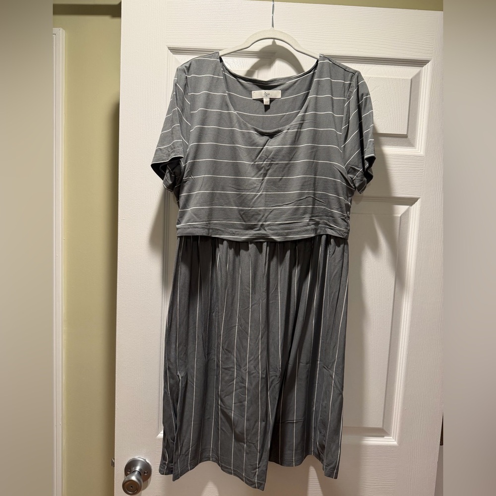 ripe maternity crop top nursing dress